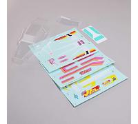 Losi Body & Wing Clear Mini JRX2 LOS310002 - Alas y calcomanías para carrocerías de coche/camión