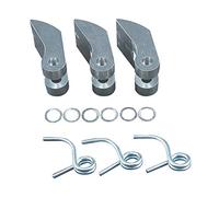 Losi Juego de Zapatas de Embrague y resortes, Aluminio (3): LST/2, AFT, MGB, LOSB3323
