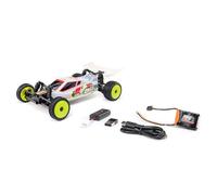 Losi RC Car Micro-B 2WD Buggy White RTR (todo lo necesario para correr está incluido), LOS00007T1