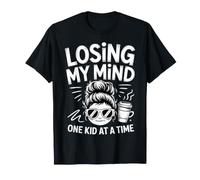 Losing My Mind One Kid At A Time Caos de crianza - Camiseta