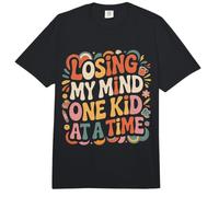 Losing My Mind One Kid At A Time Caos de crianza Comfort Colors Adult Heavyweight T-Shirt