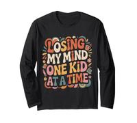 Losing My Mind One Kid At A Time Caos de crianza Manga Larga
