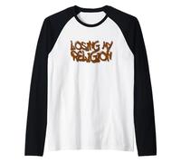 Losing My Religion Red Graffiti Street Art Design Camiseta Manga Raglan