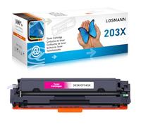 LOSMANN 203X Tóner Compatible para HP 203X CF543X 203A CF543A para HP Color Laserjet Pro MFP M281fdw MFP M280nw MFP M281cdw MFP M281fdn, HP Color Laserjet Pro M254dw M254dn M254nw (Magenta)