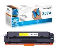 LOSMANN 207A W2212A con Chip Toner Compatible para HP 207A 207X W2212X para HP Color Laserjet Pro MFP M283fdw M255dw M282nw M283fdn M255nw (Amarillo)