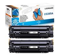 LOSMANN 2x Toner negro Compatible para HP 85A CE285A para HP LaserJet Pro P1005 P1006 P1102W P1102 M1132MFP M1217NFW M1212NF M1213NF M1132 P1100 M1136 M1210 M1212 M1130 M1134