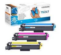 LOSMANN 3x Tóner Compatible para Brother TN-247 TN-243 para Brother MFC-L3770CDW MFC-L3750CDW HL-L3230CDW HL-L3210CW MFC-L3710CW DCP-L3550CDW MFC-L3730CDN DCP-L3510CDW HL-L3270CDW DCP-L3517CDW