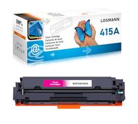 LOSMANN 415A Cartucho de tóner Compatible para HP 415A 415X W2033A W2033X Cartucho de tóner de Repuesto para Color Laserjet Pro MFP M479fdw M479fnw M479fdn M479dw M454dn M454dw M479 M454 (Magenta)