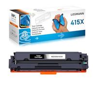 LOSMANN 415X Cartucho de tóner Compatible para HP 415X 415A W2030X W2030A Cartucho de tóner de Repuesto para HP Color Laserjet Pro MFP M479fdw M479fnw M479fdn M479dw M454dn M454dw M479 M454 (Negro)