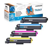 LOSMANN 4X Tóner Compatible para Brother TN-247 TN-243 para Brother MFC-L3770CDW MFC-L3750CDW HL-L3230CDW HL-L3210CW MFC-L3710CW DCP-L3550CDW MFC-L3730CDN DCP-L3510CDW HL-L3270CDW DCP-L3517CDW