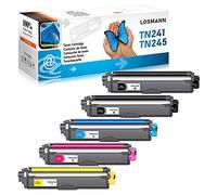 LOSMANN Cartucho de Tóner Compatible para Brother TN241 TN245 TN242 TN246 para Brother DCP-9020CDW DCP-9015CDW HL-3140CW HL-3150CDW HL-3170CDW MFC-9130CW MFC-9140CDN MFC-9330CDW MFC-9340CDW (5-Pack)