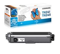 LOSMANN Cartucho de Tóner Compatible para Brother TN241 TN245 TN242 TN246 para Brother DCP-9020CDW DCP-9015CDW HL-3140CW HL-3150CDW HL-3170CDW MFC-9130CW MFC-9140CDN MFC-9330CDW MFC-9340CDW (1 Negro)