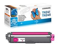 LOSMANN Cartucho de Tóner Compatible para Brother TN241 TN245 TN242 TN246 para Brother DCP-9020CDW DCP-9015CDW HL-3140CW HL-3150CDW HL-3170CDW MFC-9130CW MFC-9140CDN MFC-9330CDW MFC-9340 (1 Magenta)