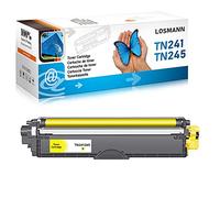 LOSMANN Cartucho de Tóner Compatible para Brother TN241 TN245 TN242 TN246 para Brother DCP-9020CDW DCP-9015CDW HL-3140CW HL-3150CDW HL-3170CDW MFC-9130CW MFC-9140CDN MFC-9330CDW MFC-9340 (1 Amarillo)
