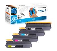 LOSMANN Cartuchos de tóner compatibles para Brother TN421 TN423 para Brother MFC-L8690CDW MFC-L8690CDW DCP-L8410CDW MFC-L8900CDW HL-L8260CDW HL-L8360CDW (4-Pack)