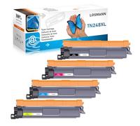 LOSMANN TN248XL Tóner Compatible para Brother TN-248BK TN-248C TN-248M TN-248Y para Brother DCP-L3515CDW MFC-L3760CDW HL-L3215CW DCP-L3520CDW DCP-L3560CDW MFC-L8390CDW MFC-L3740CDW HL-L3220 (4-Pack)