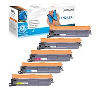 LOSMANN TN248XL Tóner Compatible para Brother TN-248BK TN-248C TN-248M TN-248Y para Brother DCP-L3515CDW MFC-L3760CDW HL-L3215CW DCP-L3520CDW DCP-L3560CDW MFC-L8390CDW MFC-L3740CDW HL-L3220 (5-Pack)