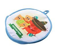 LOSOO Bolsa para Calentar Tortillas, Calor 12 Pulgadas para Tortilla, Bolsa algodón para Uso en microondas para Mantener la Comida Caliente y Fresca, Calentador Alimentos