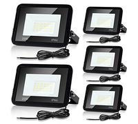 Lospitch Focos Led Exterior, 5PCS 20W IP66 Impermeable Foco Proyector LED, 1700LM Super Brillante 6000K Blanco Frío, Potente Luces Led Exterior para Terraza, Garaje (Sin Enchufe)