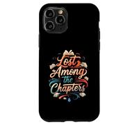 Lost Among The Chapters Book Lover Reading Design Carcasa para iPhone 11 Pro