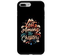 Lost Among The Chapters Book Lover Reading Design Carcasa para iPhone 7 Plus/8 Plus