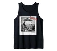 Lost Cat Funny Selfie UFO Alien Bigfoot Hombres Mujeres Niños Camiseta sin Mangas