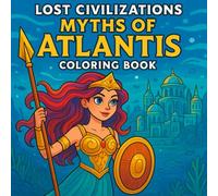 Lost Civilizations: Myths of Atlantis Coloring Book (Mythology for Kids Coloring Books)