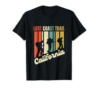 Lost Coast Trail California Senderismo Retro Montaña Escalada Camiseta