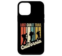 Lost Coast Trail California Senderismo Retro Montaña Escalada Carcasa para iPhone 12 Mini