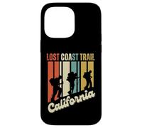 Lost Coast Trail California Senderismo Retro Montaña Escalada Carcasa para iPhone 14 Pro MAX
