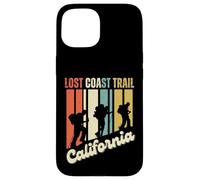 Lost Coast Trail California Senderismo Retro Montaña Escalada Carcasa para iPhone 15
