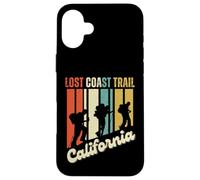 Lost Coast Trail California Senderismo Retro Montaña Escalada Carcasa para iPhone 16 Plus