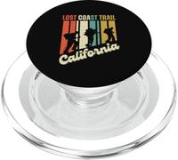 Lost Coast Trail California Senderismo Retro Montaña Escalada PopSockets PopGrip para MagSafe