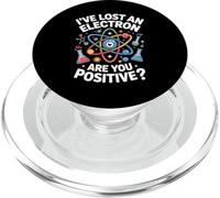 Lost Electron Are You Positive Science Juego de Palabras PopSockets PopGrip para MagSafe