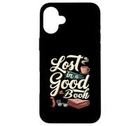 Lost in a Good Book Cozy Reading Design Carcasa para iPhone 16 Plus