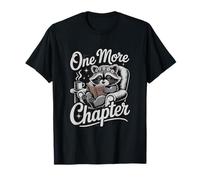Lost in a Good Book Raccoon Reading Book Amante de los Libros Art Camiseta