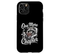 Lost in a Good Book Raccoon Reading Book Amante de los Libros Art Carcasa para iPhone 11 Pro