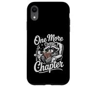Lost in a Good Book Raccoon Reading Book Amante de los Libros Art Carcasa para iPhone XR