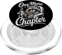Lost in a Good Book Raccoon Reading Book Amante de los Libros Art PopSockets PopGrip para MagSafe