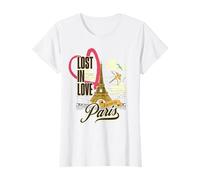 Lost In Love Found In Paris Camiseta
