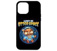 Lost in Otter Space Cute Astronaut Design Carcasa para iPhone 12 Pro MAX