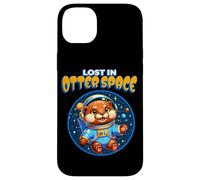 Lost in Otter Space Cute Astronaut Design Carcasa para iPhone 14 Plus