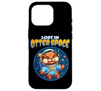 Lost in Otter Space Cute Astronaut Design Carcasa para iPhone 16 Pro