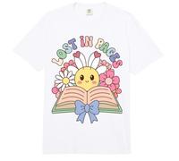 Lost In Pages Book Lover Reading Saying Comfort Colors Adult Heavyweight T-Shirt