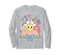 Lost In Pages Book Lover Reading Saying Manga Larga