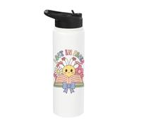 Lost In Pages Book Lover Reading Saying Stainless Steel Insulated Water Bottle