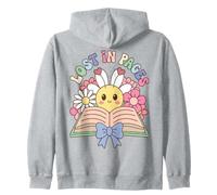 Lost In Pages Book Lover Reading Saying Sudadera con Capucha