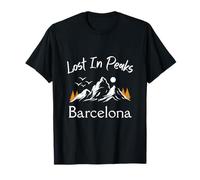Lost In Peaks Viajes de Vacaciones Barcelona España Camiseta