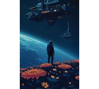 Lost in Space Astronaut: 120 Pages | 6 x 9 inches | Aesthetic Sci-Fi Lined Journal
