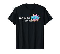 Lost in The 90s Happy There, diseño Pop Art Retro Camiseta